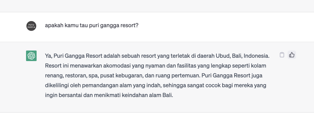 apakah kamu tau Puri Gangga Resort?
